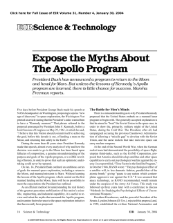 Expose the Myths About the Apollo Program