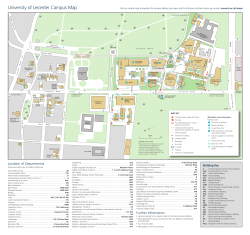 University of Leicester Campus Map