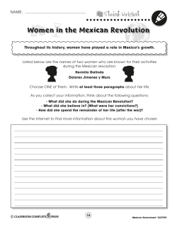 Student Worksheet