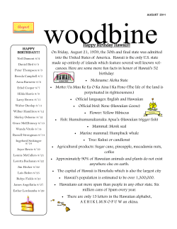 Happy Birthday Hawaii!! - Woodbine Rehabilitation and Healthcare