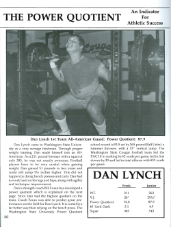 An Indicator THE POWER QUOTIENT For