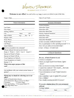 d r/so/u - Dr. Douglas D. Creger, OD, PC