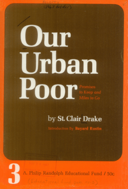 Our Urban Poor - University of California, Berkeley