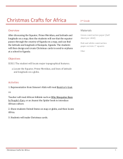 Christmas Crafts for Africa