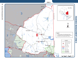 2014 Ontario Fishing Regulations Summary - Zone 8