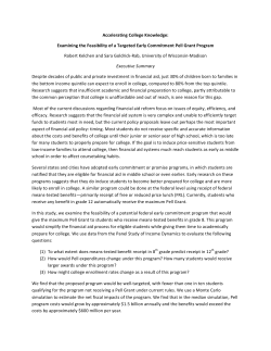 Accelerating College Knowledge: Examining the