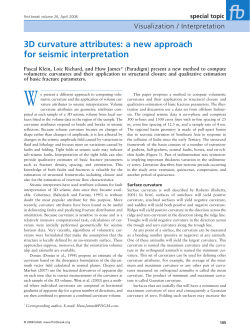 3D curvature attributes: a new approach for seismic