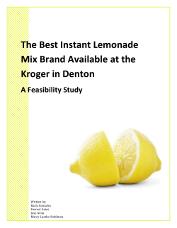 The Best Instant Lemonade Mix Brand Available