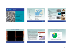 OSPAR Commission OSPAR ML Indicators Key action areas RAP