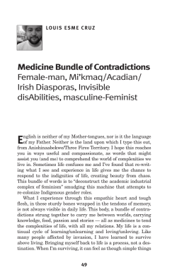 Medicine Bundle of Contradictions Female