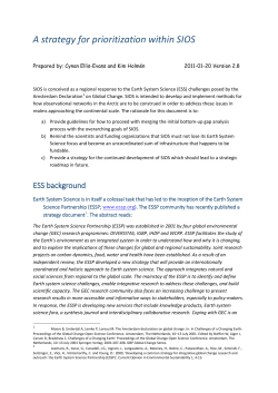 A strategy for prioritization within SIOS