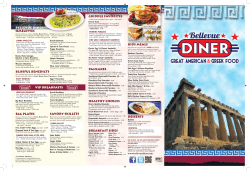menu - Bellevue Diner