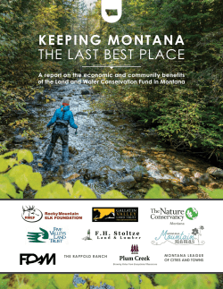 keeping montana the last best place