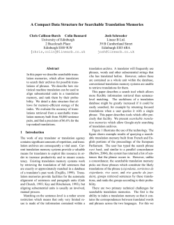 A Compact Data Structure for Searchable