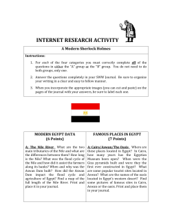 INTERNET RESEARCH ACTIVITY
