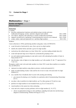 Stage 1 - Board of Studies
