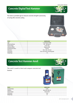 Concrete Digital Test Hammer Concrete Test Hammer Anvil