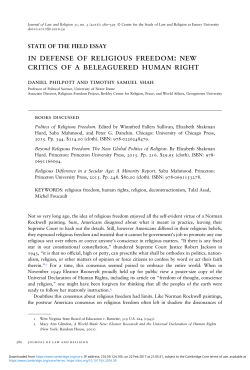 Full Text - Religious Freedom Institute