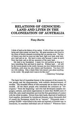 relations of genocide