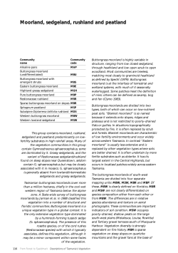 Moorland, sedgeland, rushland and peatland