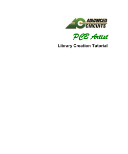 PCB Artist Library Creation Tutorial