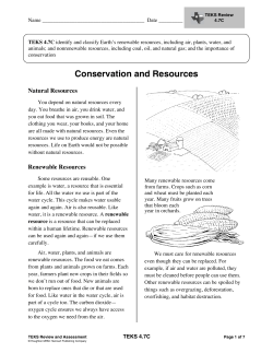 Natural Resources