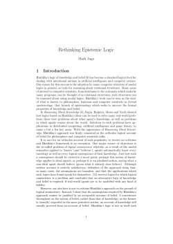 Rethinking Epistemic Logic