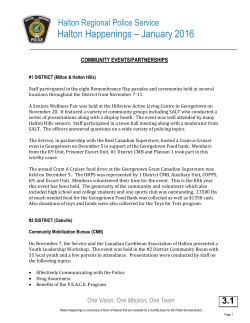 Halton Happenings - Halton Regional Police Service