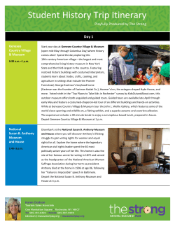 Student History PDF - The Strong | National Museum of Play