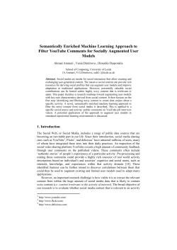 Semantically Enriched Machine Learning Approach to Filter
