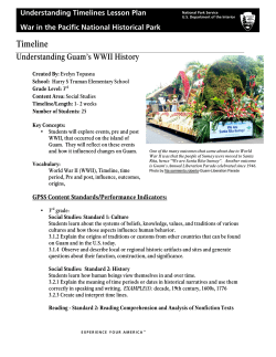 Timeline - Pacific Historic Parks