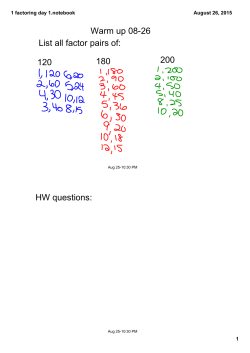 1 factoring day 1.notebook
