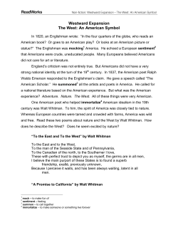 The West: An American Symbol