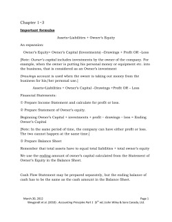 ACCT-112 Semester Review 2012 - Centennial College Libraries