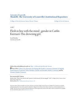 Flesh in line with the mind - ThinkIR