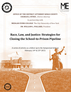 Race, Law, and Justice: Strategies for Closing the School-to