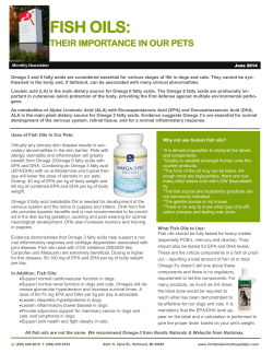 FISH OILS - Richland Animal Hospital