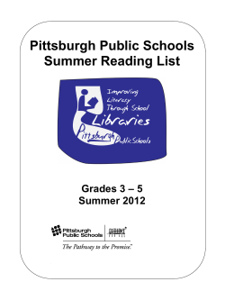 Summer Reading List 3-5