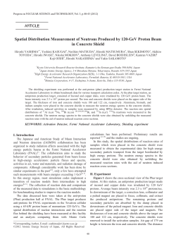 Spatial Distribution Measurement of Neutrons Produced by 120