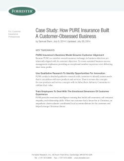 Case Study: How PURE Insurance Built A Customer