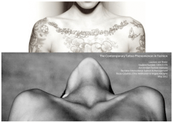 The Contemporary Tattoo Phenomenon in Fashion