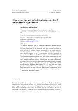 Edge-preserving and scale-dependent properties of total variation