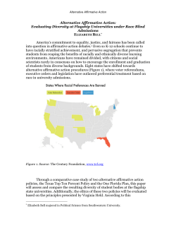 Alternative Affirmative Action