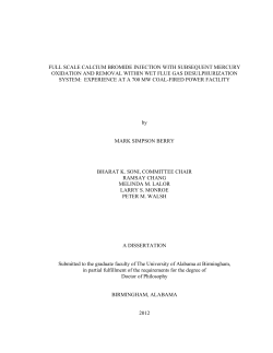 full scale calcium bromide injection with subsequent mercury
