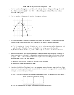 Final Exam Study Guide 2
