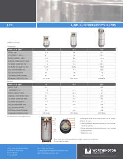 LPG Aluminum Forklift Cylinders