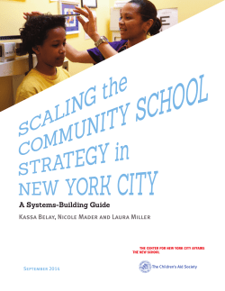 Systems Building Guide - Community Learning Centers