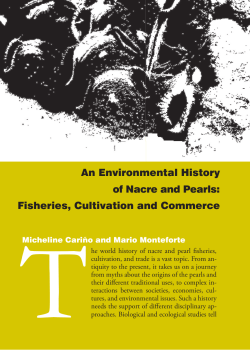 An Environmental History of Nacre and Pearls: Fisheries, Cultivation