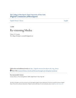 Re-visioning Medea - Digital Commons @Brockport