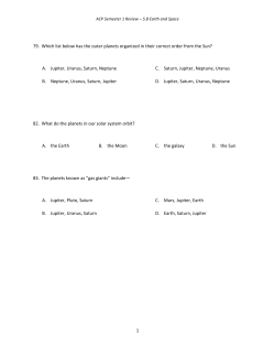 1 79. Which list below has the outer planets organized in their